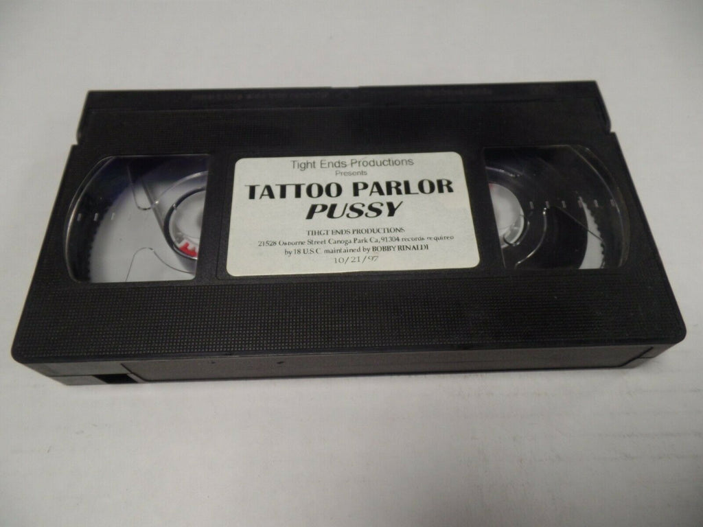 Tattoo Parlor Pussy 1997 Tight Ends Prod Adult VHS 051519AMP