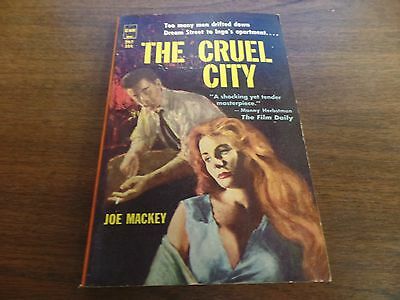 The Cruel City Joe Mackey Belmont Books 1960 1st Ed Erotic Novel 120915ame