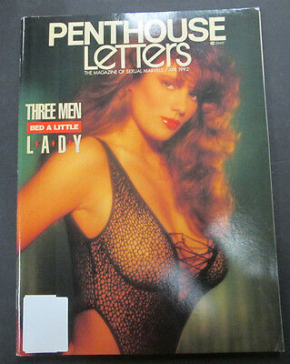 Penthouse Letters Adult Magazine Bed A Lady April 1992 ex 033015lm-ep