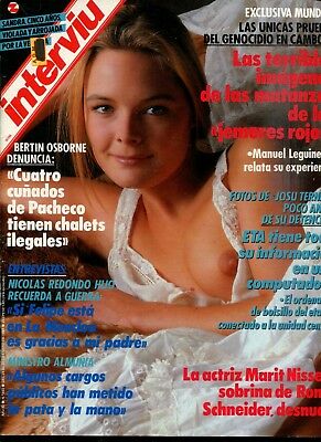 Interviu Spanish Magazine Marit Nissen #663 January 1989 050218lm-ep2