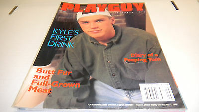 Playguy Gay Adult Magazine "Kyle's First Drink" September 1996 040213Lm-ep