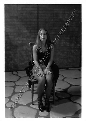 Adult Vintage B&W Photo 5x7 HOM Bondage Sexy Lesbian Ready to be Bound 97ia