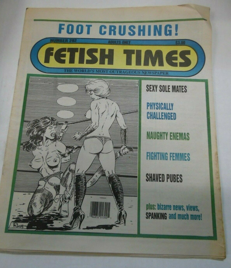 Fetish Times Newspaper Foot Crushing!/ Sexy Sole Mates #292 1999 012920lm-ep