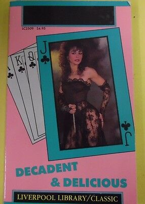 Decadent & Delicious Adult Novel by Val David 1989 070813lm-epa
