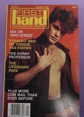 First Hand Gay Digest The Horny Professor February 1985 030817lm-ep