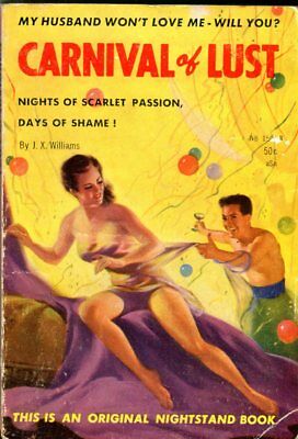 Carnival Of Lust Adult Novel by J.X. Williams 1959 Nightstand Book042314lm-epa2