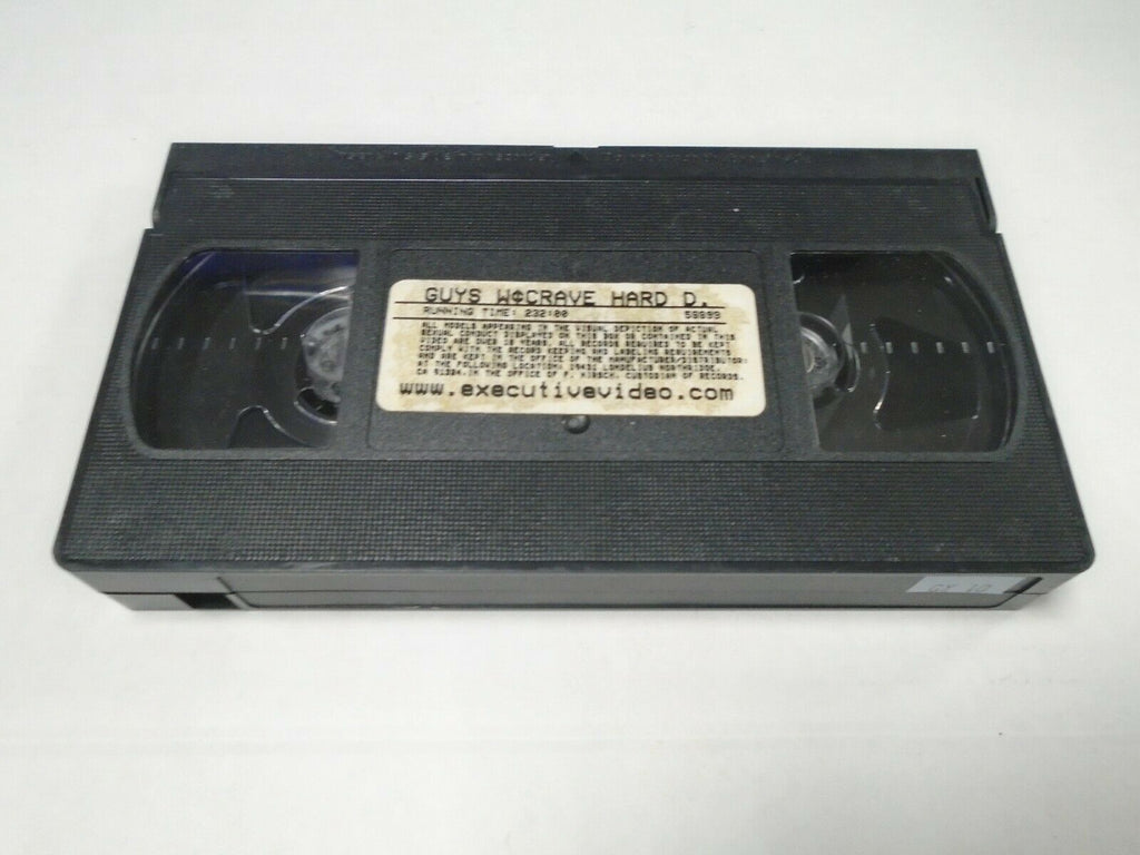 Guys Who Crave Hard Dick Executive Video 232mins Adult VHS 070519AMP3