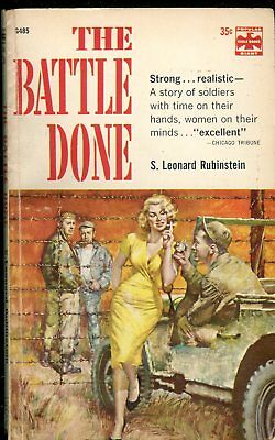 The Battle Done Novel by S. Leonard Rubinstein 1960 Eagle Books 021618lm-ep2