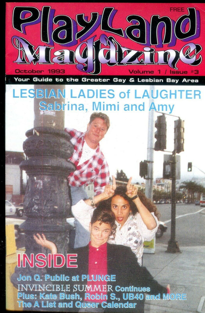 Play Land Magazine Guide To Gay & Lesbian Bay Area October 1993 012419lm-ep