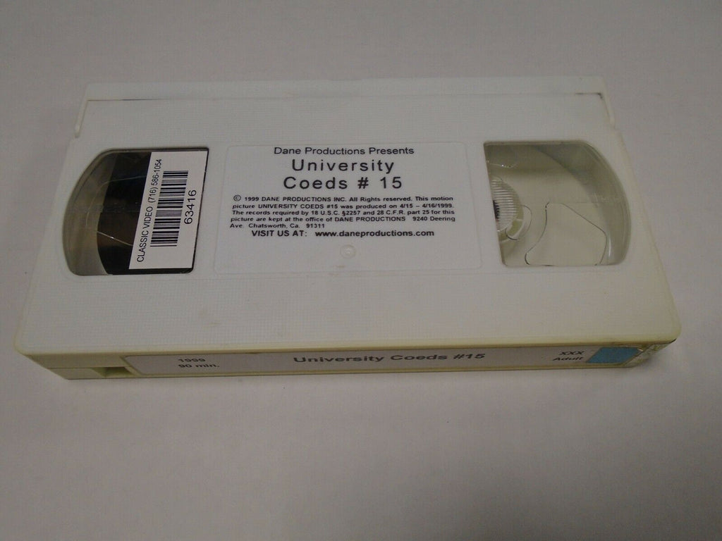 University Coeds #15 1999 90mins Adult VHS 030219AMP2