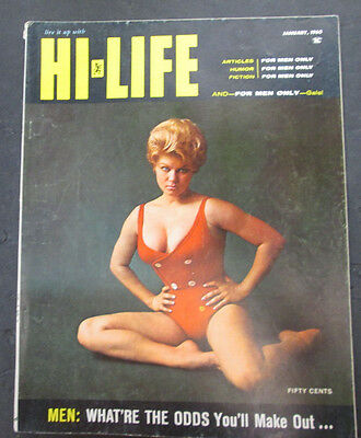 Hi-Life Busty Adult Magazine Kim Athas January 1960 vg 070215lm-ep