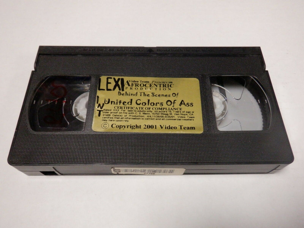 United Coors of Ass Behind the Scenes Afrocentric Prod 2001 Adult VHS 123019AMP2