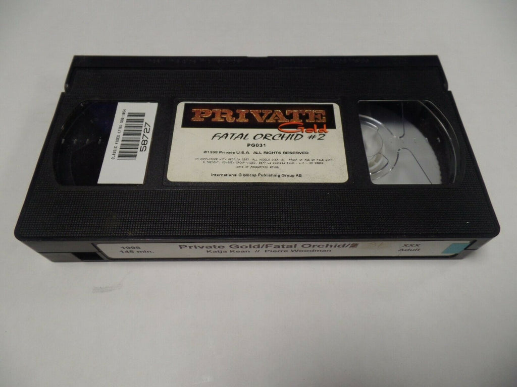 Private Gold Fatal Orchid #2 #31 Katja Kean Pierre Woodman Adult VHS 030119AMP2