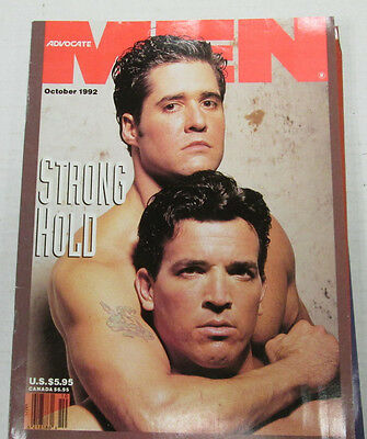 Advocate Men Gay Adult Magazine Strong Hold October 1992 vg 091914lm-ep