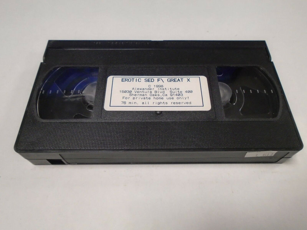Erotic SED F Great X 1998 76mins Adult VHS 032919AMP