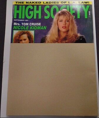 High Society Adult Magazine Nicole Kidman September 1991 new 122815lm-ep