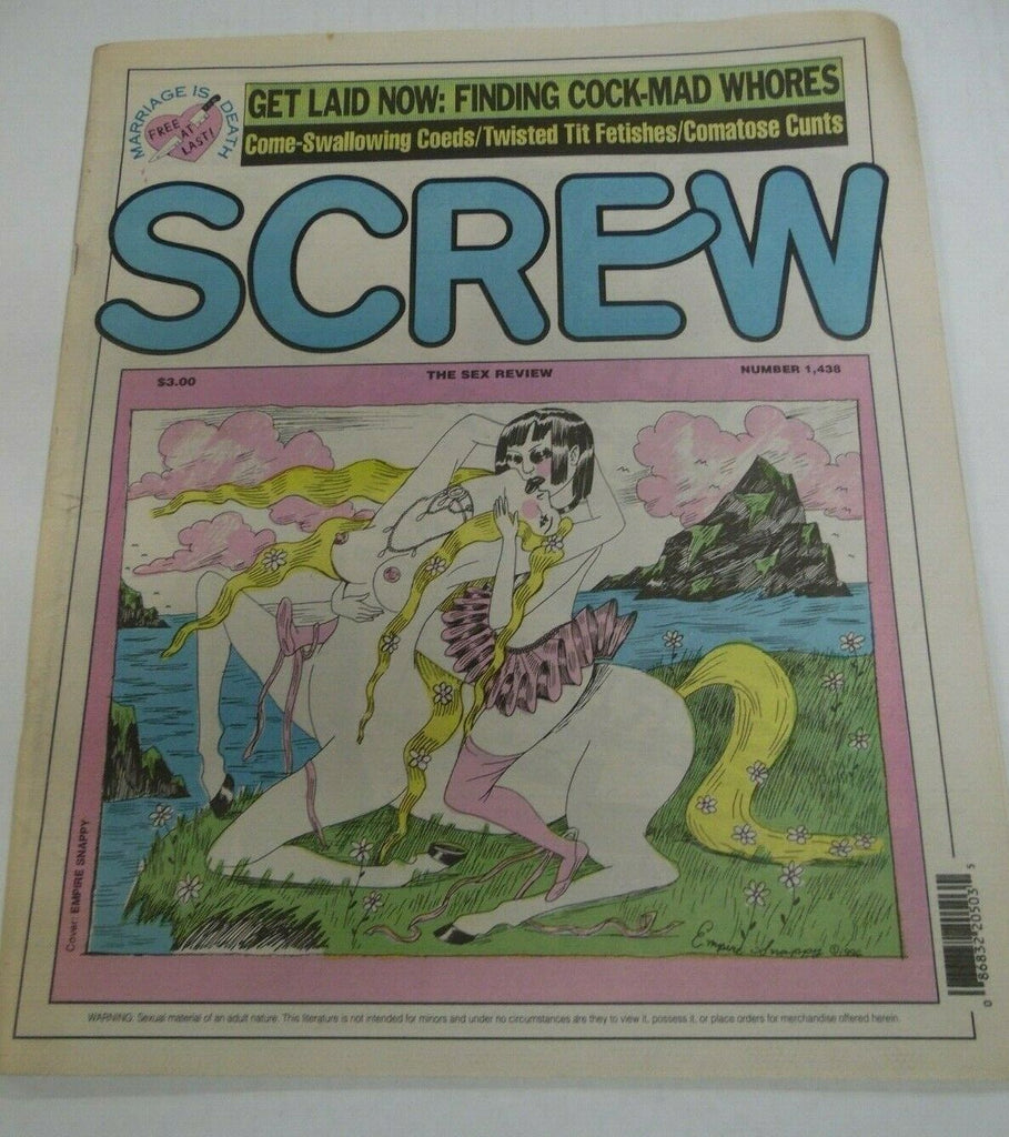 Screw Newspaper Get Laid Now #1438 September 23, 1996 121419lm-ep2