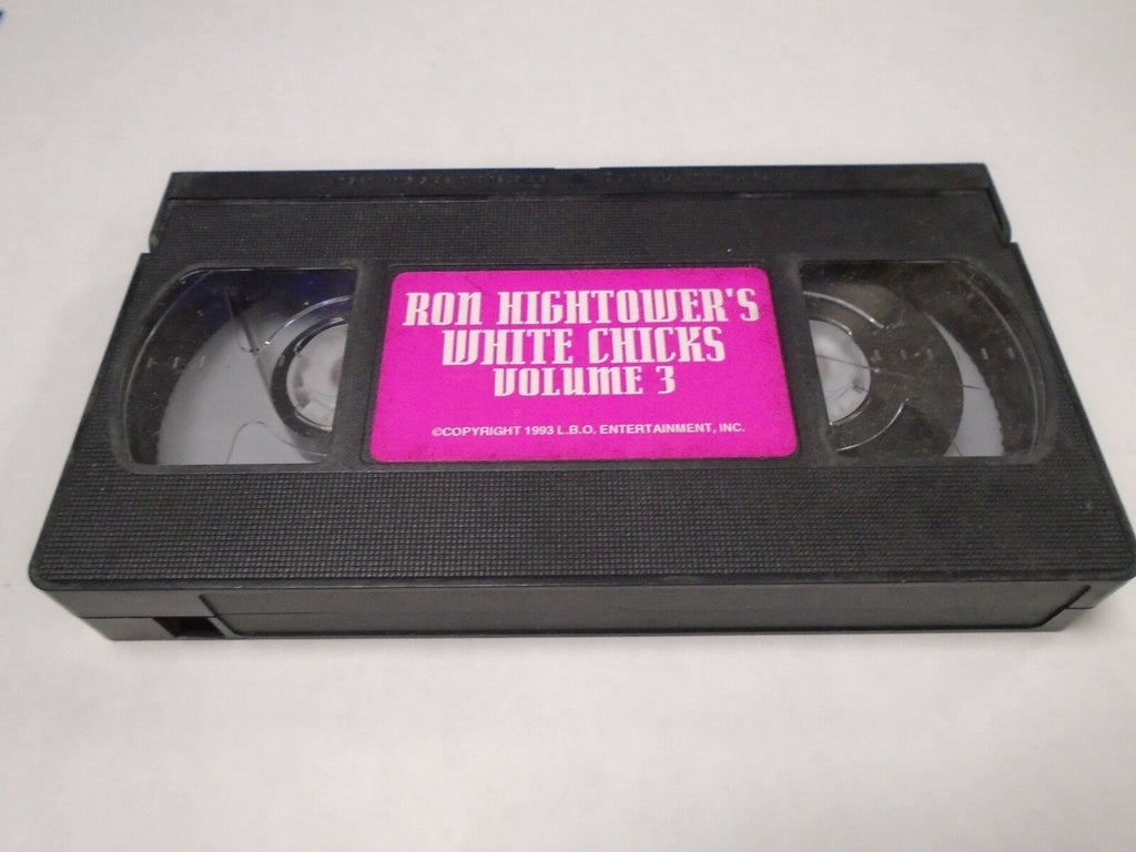 Ron Hightower's White Chicks Vol 3 Adult VHS 011019AMP