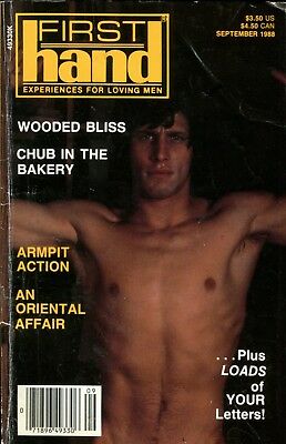 First Hand Gay Digest Armpit Action September 1988 122017lm-ep