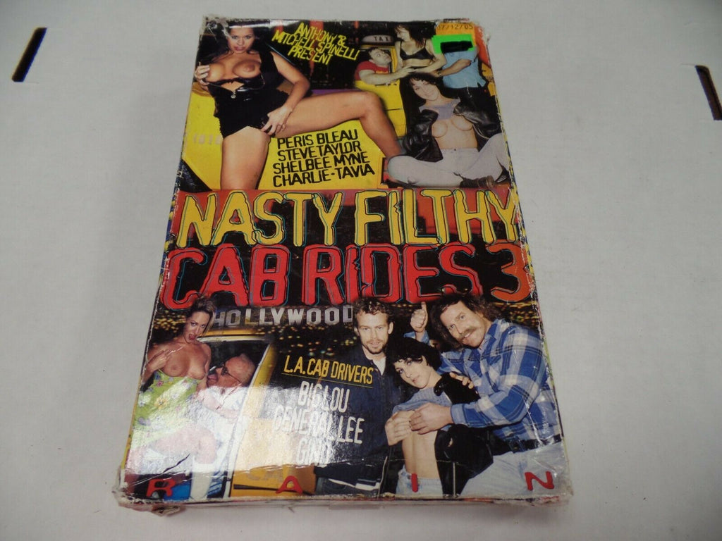 Nasty Filthy Cab Rides 3 Big Lou Gino Rain Prod Adult VHS 060319AMP