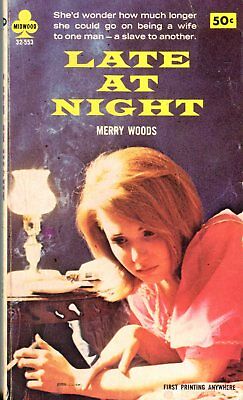 Late At Night Novel by Merry Woods 1965 Midwood Books 042614lm-epa