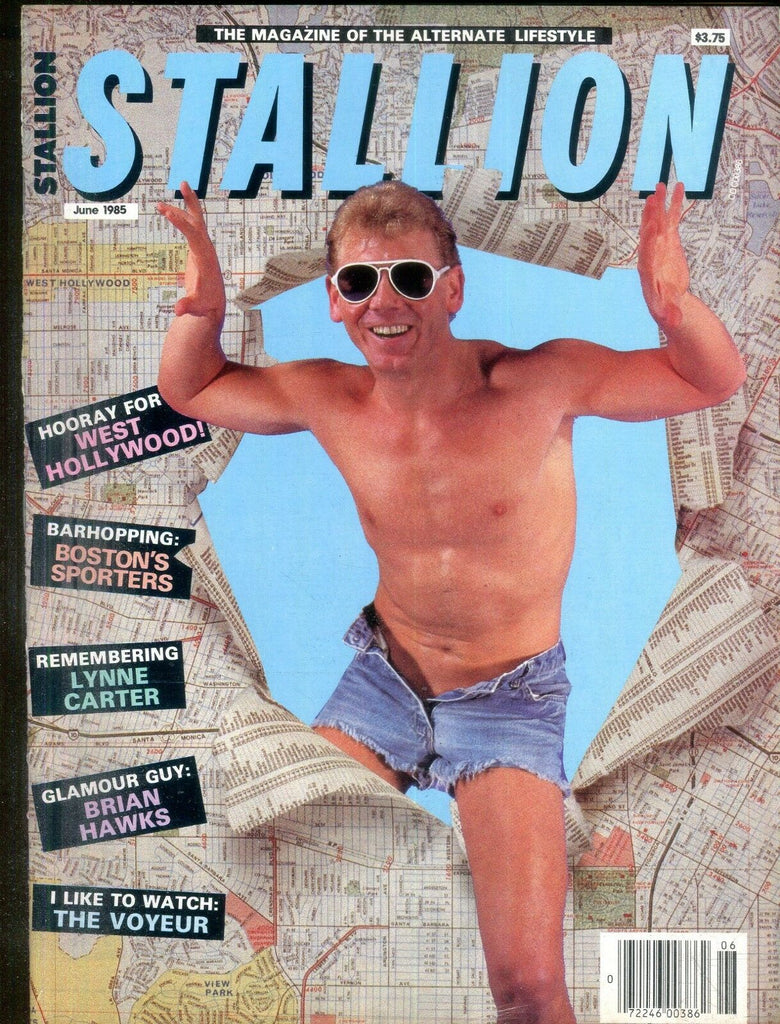 Stallion Gay Magazine Brian Hawks June 1985 011019lm-ep