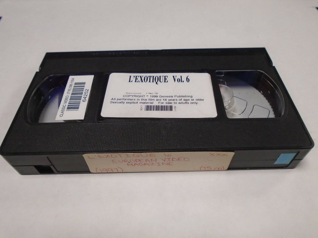L'exotique Vol 6 European Video Magazine 1997 75mins Adult VHS 012319AMP2