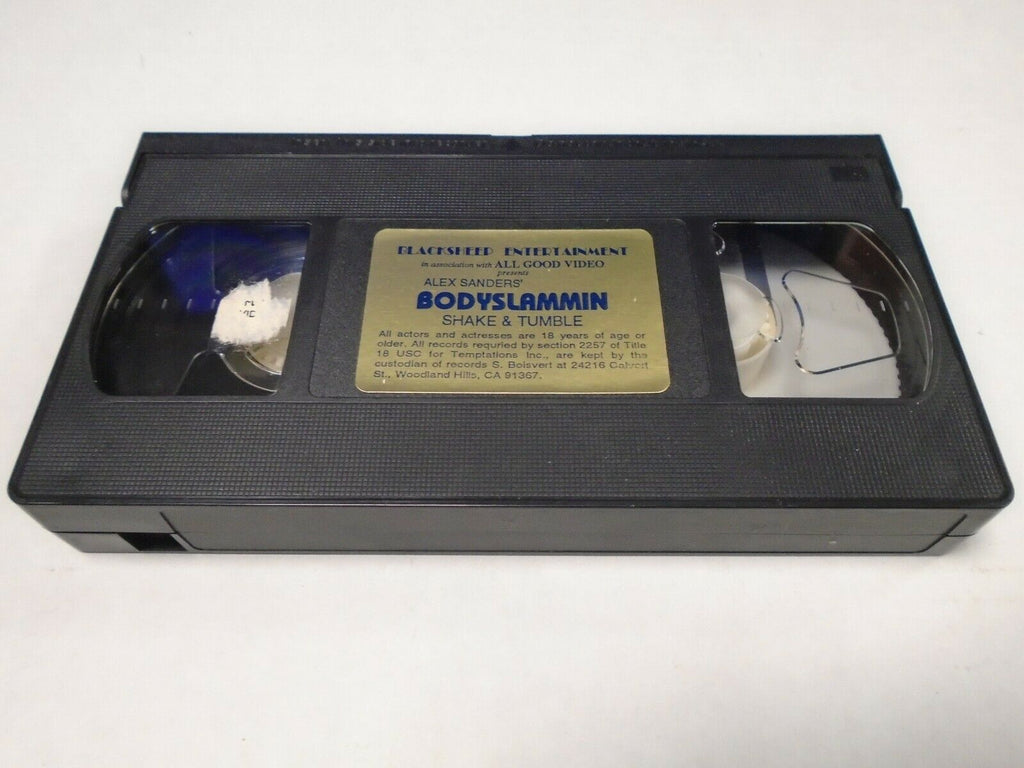 Bodyslammin Shake & tumble Alex Sanders Adult VHS 032219AMP2