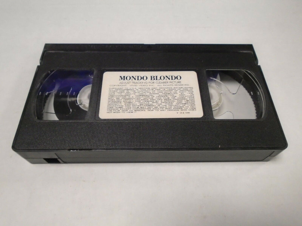 Mondo Blondo Vivid Video 1998 Adult VHS 040219AMP2