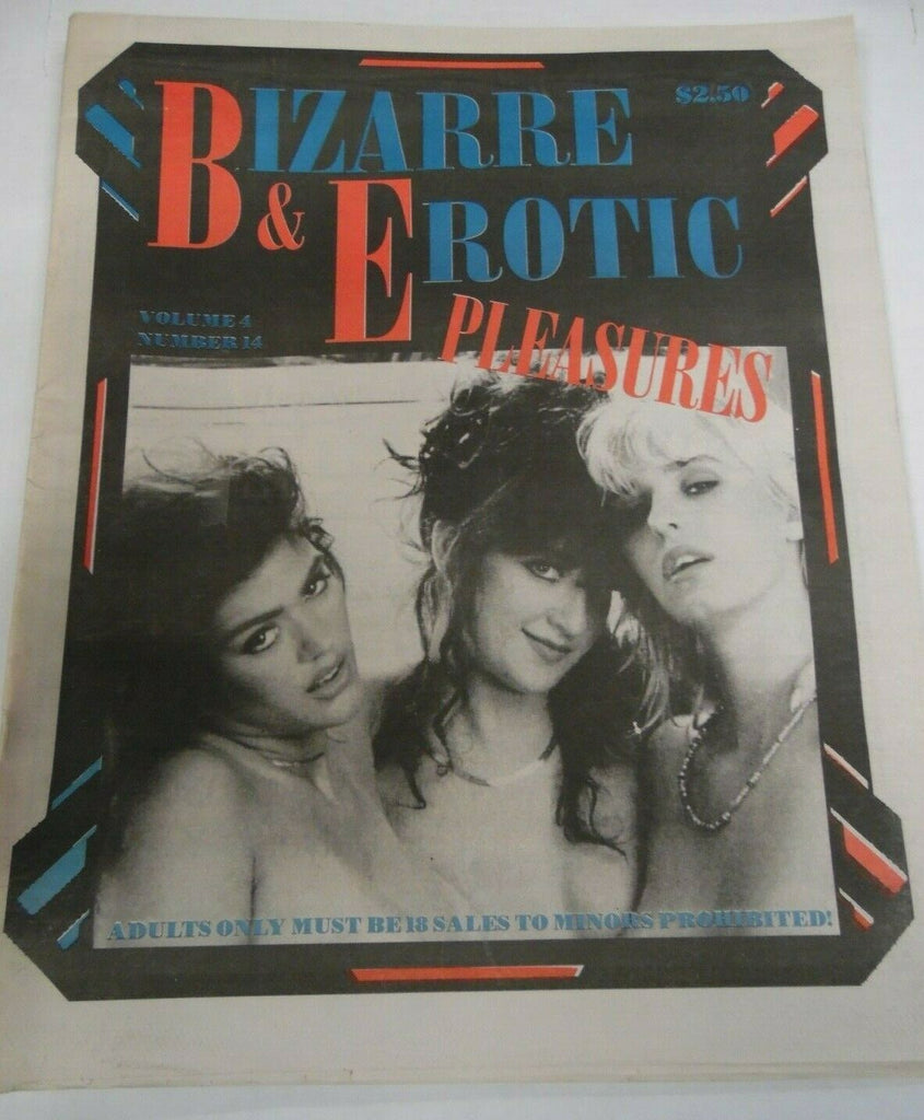 Bizarre & Erotic Pleasures Newspaper vol.4 #14 1990's 120719lm-ep