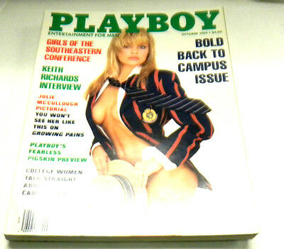 Playboy Adult Magazine Back To Campus Issue October 1989 030314lm-ep - Used