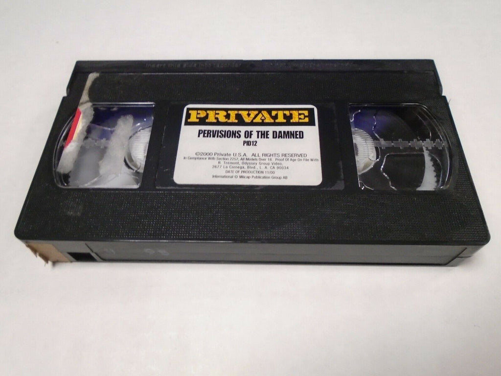 Pervisions of the Damned Private USA 2000 Adult VHS 032119AMP