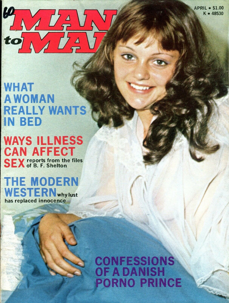 Man To Man Magazine Covergirl & Centerfold Carol April 1973 070319lm-ep