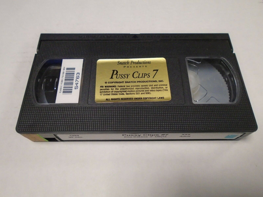 Pussy Clips 7 Kim Karana Olivia 1994 90mins Adult VHS 050719AMP3