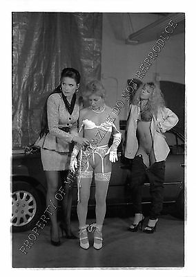 Adult 1990s B&W Photo 5x7 HOM Bondage Beautiful Lesbian Ready to be Bound 236NV
