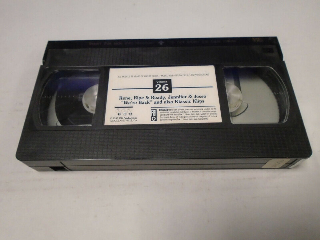 Rene Ripe & Ready Jennifer & Jesse Klassic Klips Vol 26 Adult VHS 040419AMP3