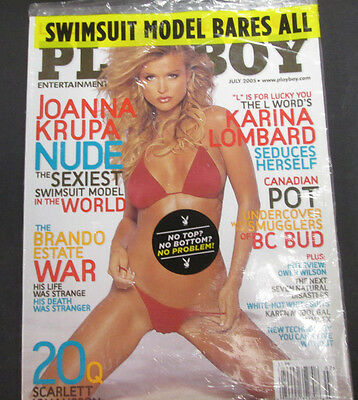 Playboy Adult Magazine Joanna Krupa July 2005 new/sealed 032015lm-ep2