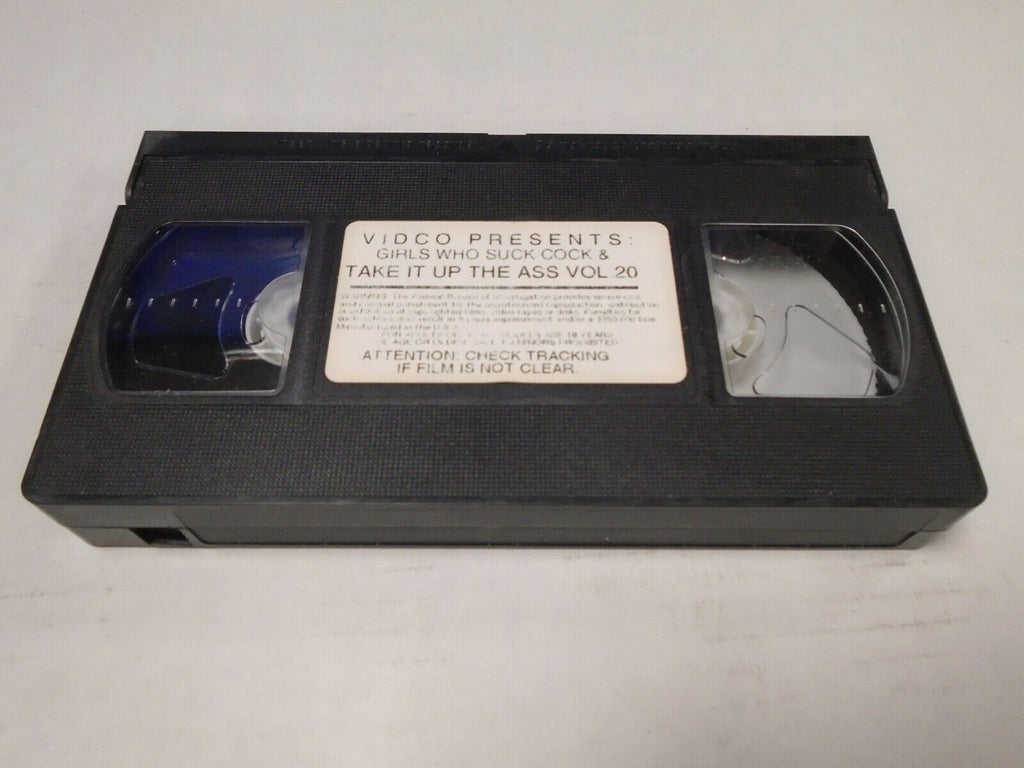 Girls Who Suck Cock and Take it Up the Ass Vol 20 Adult VHS 041819AMP2