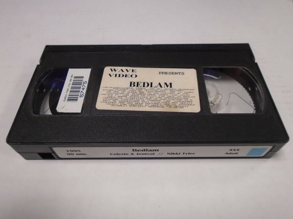 Bedlam Celeste Jenteal Nikki Tyler 1995 90mins Adult VHS 011519AMP