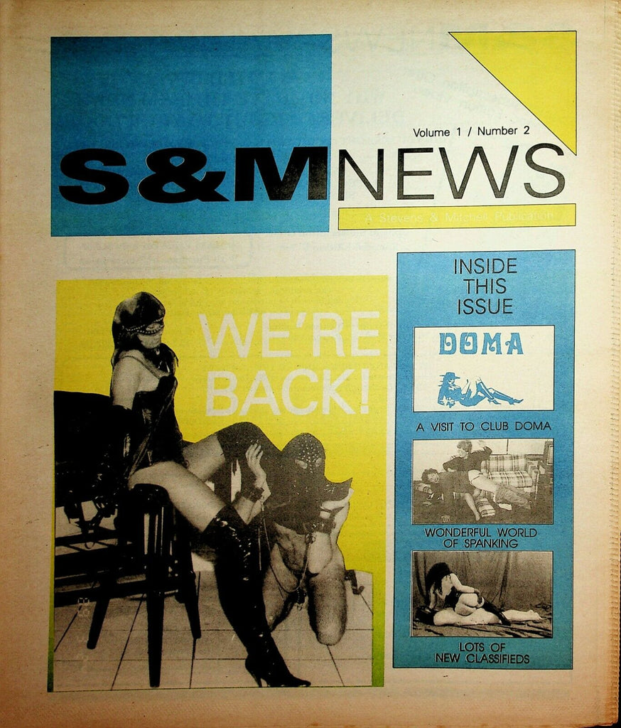 S & M News Newspaper Wonderful World Of Spanking vol.1 #12 1992 030320lm-ep
