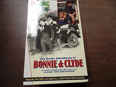 The Erotic Adventures of Bonnie & Clyde Riviera VG Adult VHS CLEARANCE 100815amp7