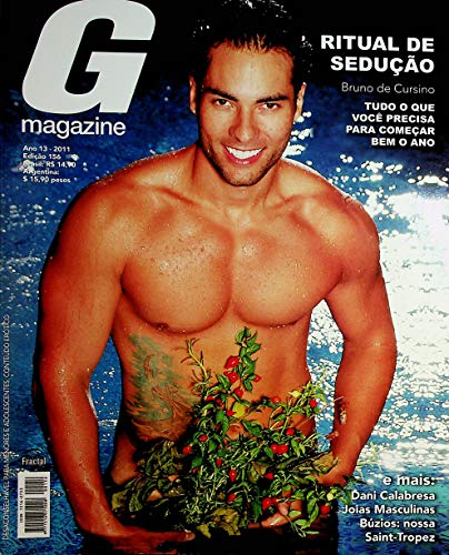 G Gay Magazine Cover Hunk Bruno de Cursino #13 2011