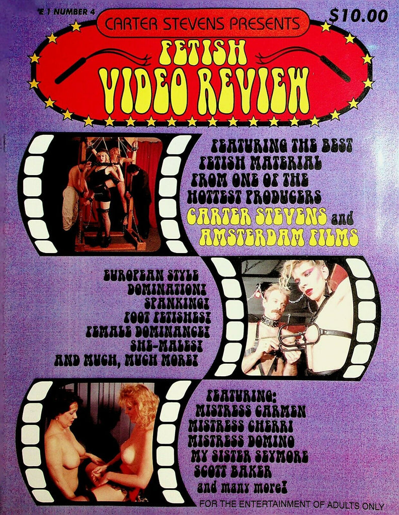 Fetish Video Review Magazine Mistress Domino vol.1 #4 1995 030920lm-ep