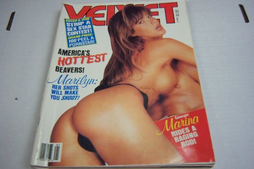 Velvet Busty Adult Magazine "Marilyn: Her Shots Will Make You Shoot!" January 1992   030826lmp