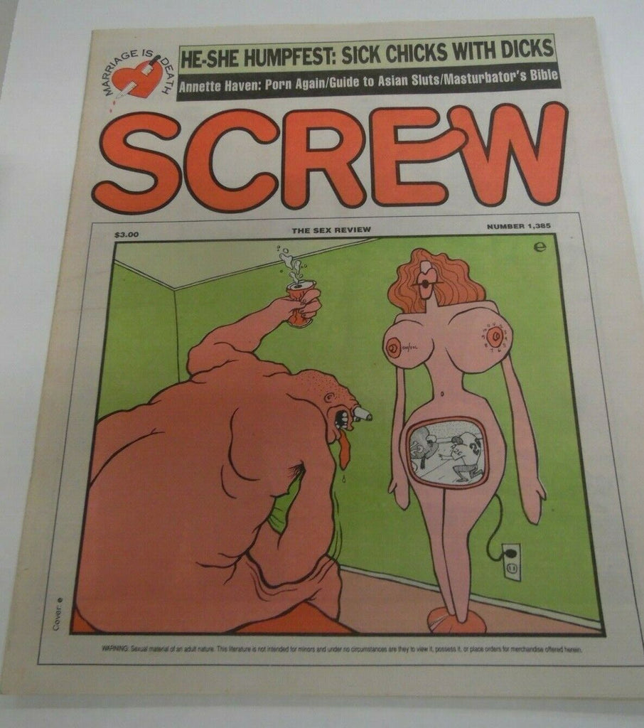 Screw Newspaper Annette Haven #1385 September 18, 1995 121719lm-ep2