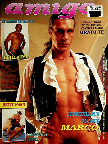 Amigo French International Gay Magazine Cover Guy Marco #129