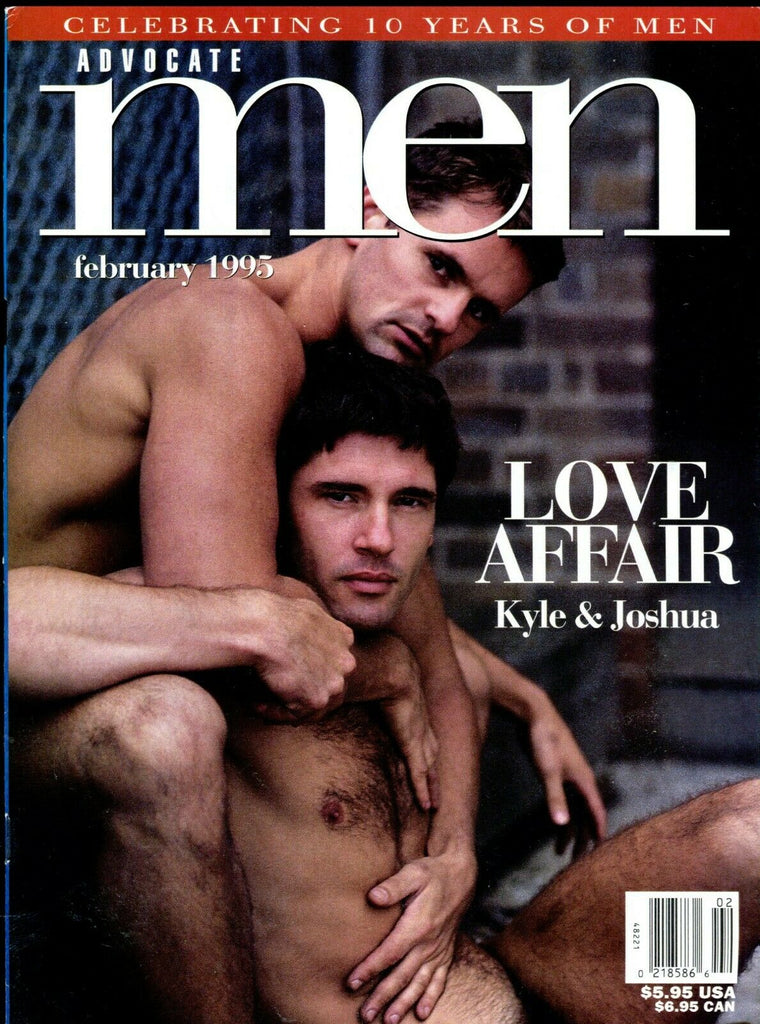 Advocate Men Gay Magazine Kyle & Joshua February 1995 051619lm-ep