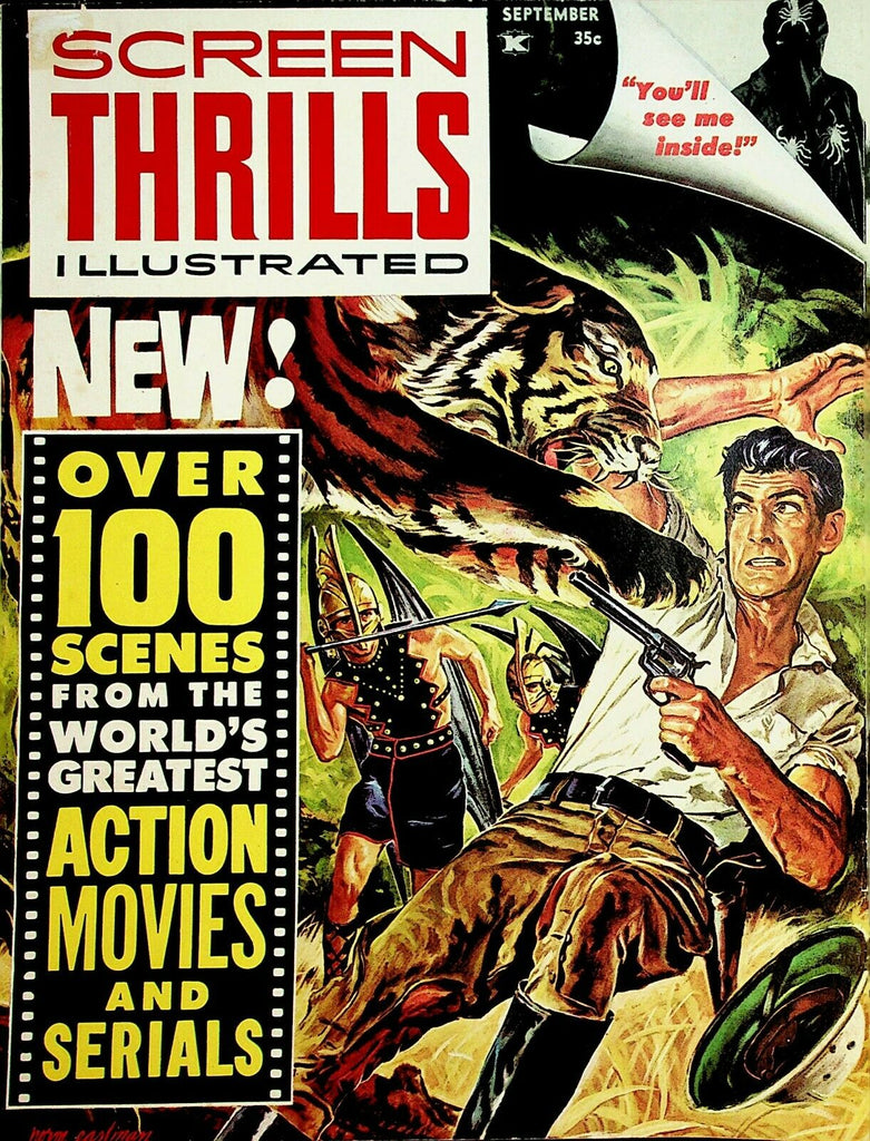 Screen Thrills Illustrated Magazine Over 100 Scenes September 1962 081020lm-ep