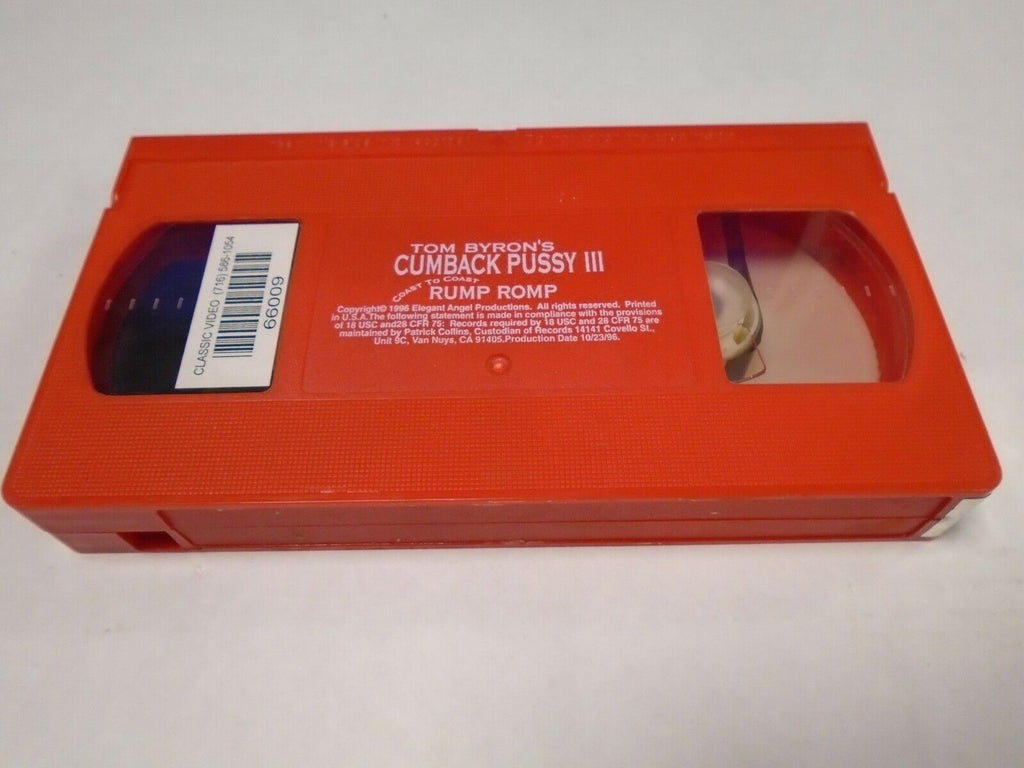 Cumback Pussy 3 Rump Romp Tom Byron VHS 021419AMP