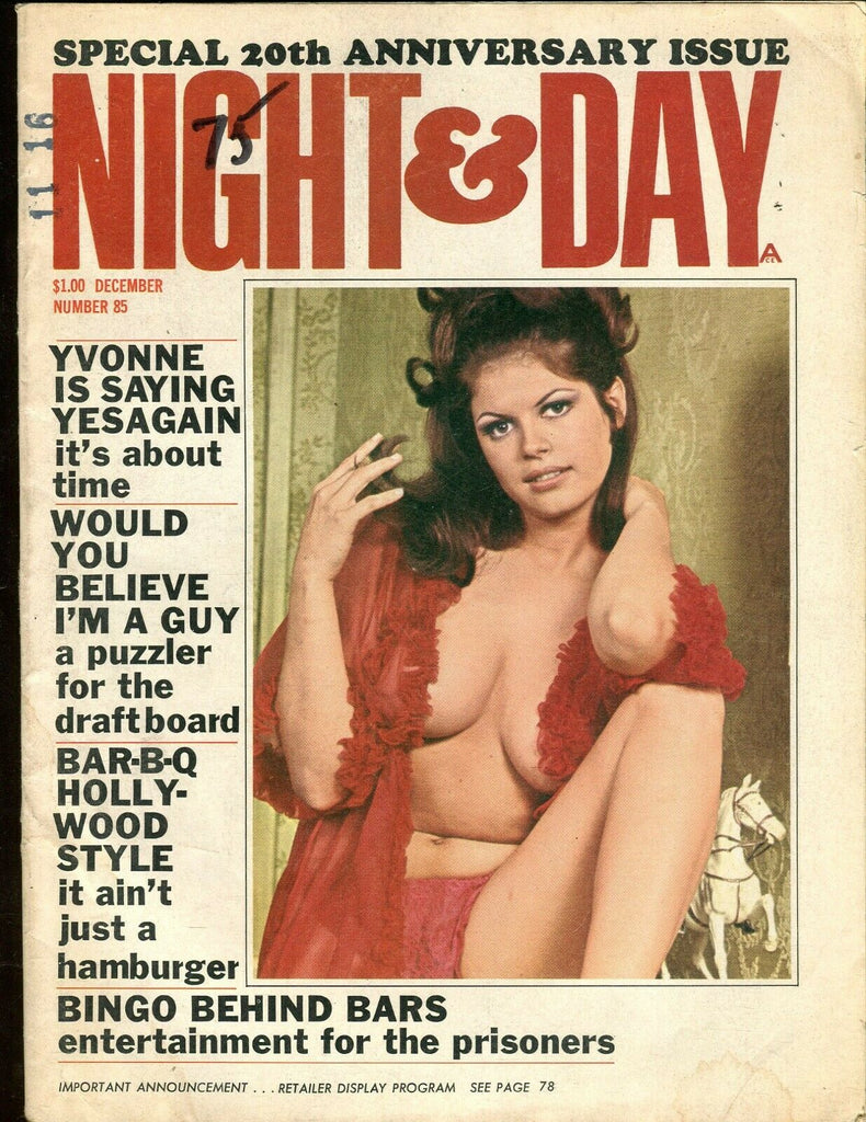 Night & Day Magazine Yvonne December 1970 20th Anniversary 070519lm-ep
